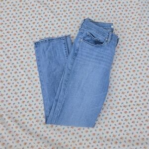 Straight Leg Light-wash Jeans